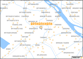 map of Ấp Nhơn Khánh