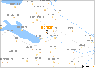 map of Apokin\