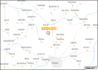 map of Apokori