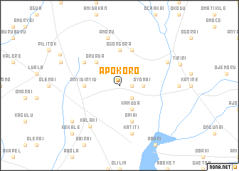 map of Apokoro