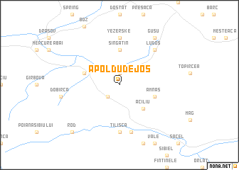map of Apoldu de Jos