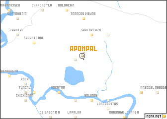 map of Apompal