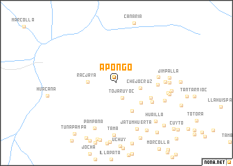 map of Apongo