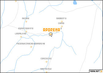 map of Aporema