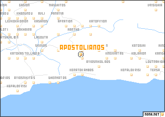 map of Apostolianós