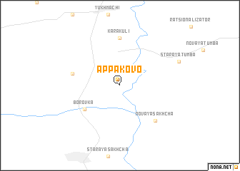 map of Appakovo