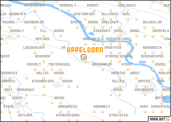 map of Appeldorn