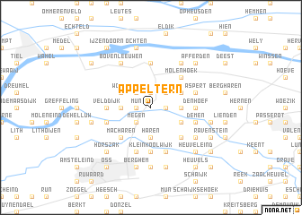 map of Appeltern