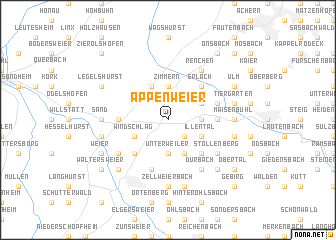 map of Appenweier