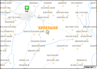 map of Appenwihr