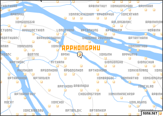 map of Ấp Phong Phú
