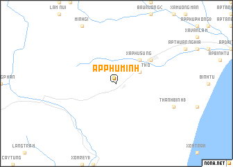map of Ấp Phú Minh