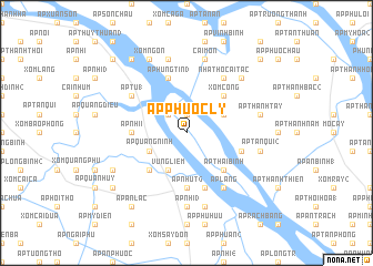 map of Ấp Phước Lý