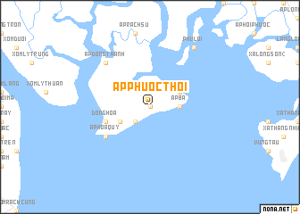 map of Ấp Phước Thới