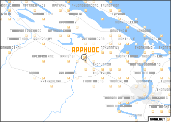 map of Ấp Phú Ốc