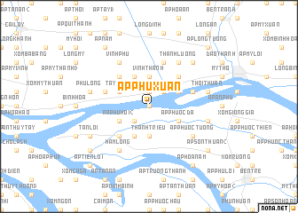 map of Ấp Phú Xuân