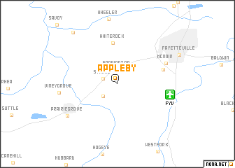 map of Appleby