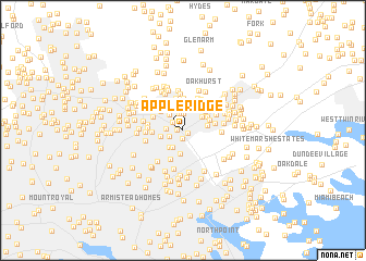 map of Apple Ridge