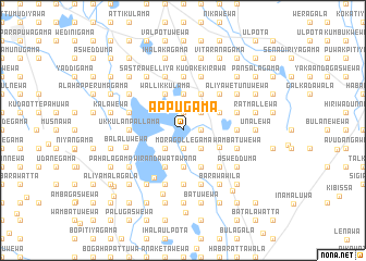 map of Appugama