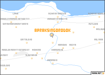 map of Apraksin Gorodok