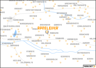 map of Aprelevka