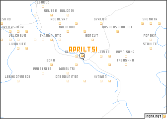 map of Apriltsi