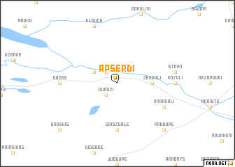 map of Apserdi
