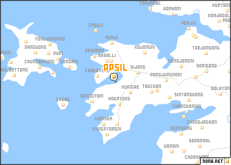 map of Apsil