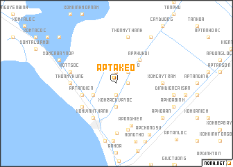 map of Ấp Tà Keo