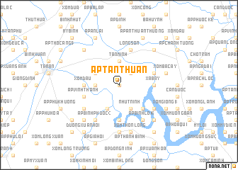 map of Ấp Tân Thuận