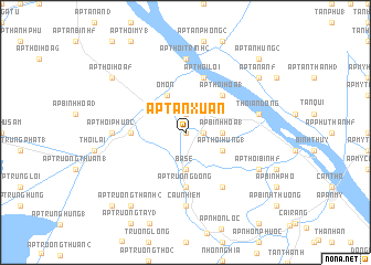 map of Ấp Tân Xuân