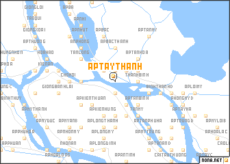 map of Ấp Tây Thạnh