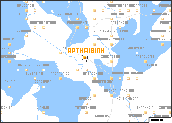 map of Ấp Thái Bình