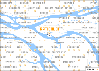 map of Ấp Tiên Lợi