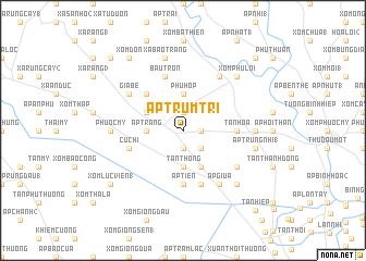 map of Ấp Trùm Tri