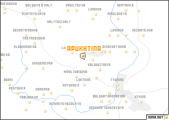 map of Apukhtina