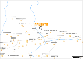 map of Apushta