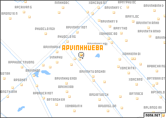 map of Ấp Vĩnh Huệ Ba