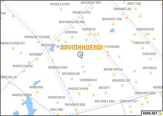 map of Ấp Vình Huệ Mội