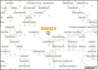 map of Apwisch