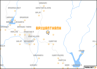 map of Ấp Xuân Thành