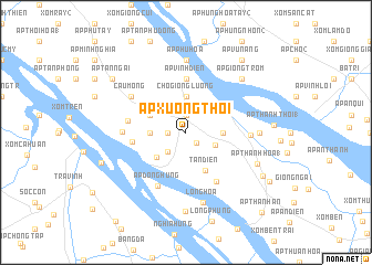 map of Ấp Xương Thới