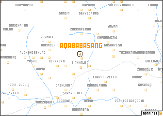 map of Āqā Bābā Sang