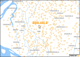 map of Aqalwāla