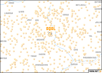 map of Aqal