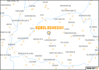 map of Āqbolāgh-e Gīvī