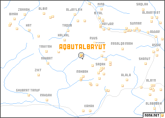 map of Aqbut al Bayūt