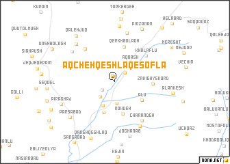 map of Āqcheh Qeshlāq-e Soflá