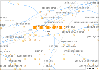 map of Āq Gāvnakh-e Bālā