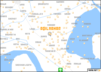 map of Āqil Mahar